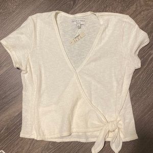 Madewell texture and thread top